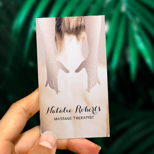 Massagetherapie Körperpflege Wellness-Center Chir Visitenkarte