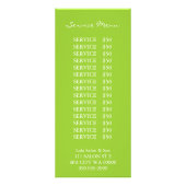 Massagetherapie Makeup Salon Wellness-Center Artis Werbekarte (Hinten)