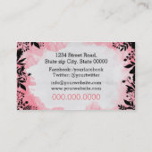 Massagetherapie - Massagetherapeut Visitenkarte (Rückseite)