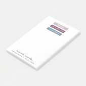 Massagetherapie Moderne Streifen Markierung Linie Post-it Klebezettel (angewinkelt)