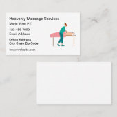 Massagetherapie Moderne Visitenkarten Visitenkarte (Vorne/Hinten)