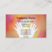 Massagetherapie Modernes Design Visitenkarte (Vorderseite)