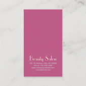 Massagetherapie Natürliches ätherisches Öl Aromath Visitenkarte (Rückseite)