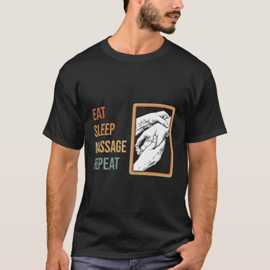 Massagetherapie Routine Massage Therapist T-Shirt (Vorderseite)
