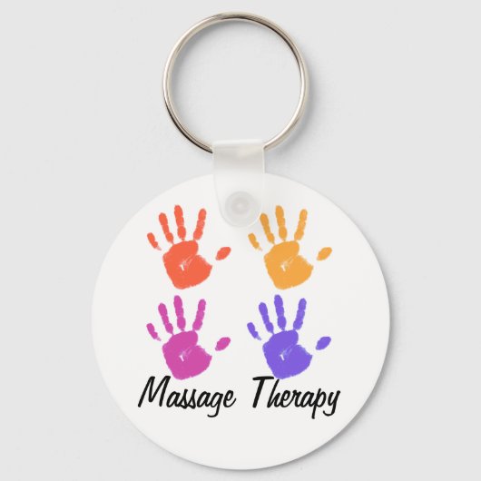 Massagetherapie Schlüsselanhänger (Vorderseite)