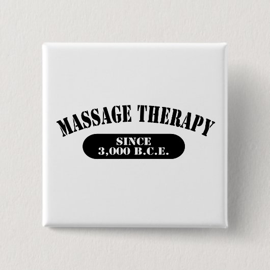 Massagetherapie seit 3.000 v.Chr. Button (Vorderseite)