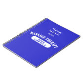 Massagetherapie seit 3.000 v.Chr. Notizblock (Linke Seite)