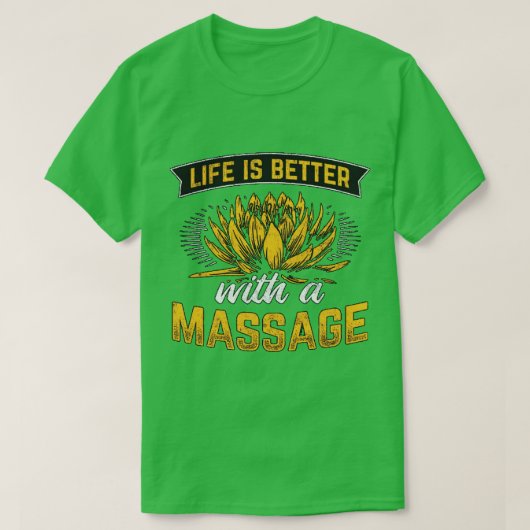 Massagetherapie verbessert Lebensqualität 1 T-Shirt (Design vorne)