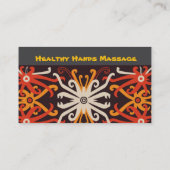 Massagetherapie Visitenkarte (Rückseite)