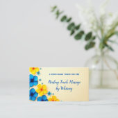 Massagetherapie Visitenkarte (Stehend Vorderseite)