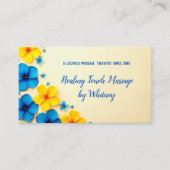 Massagetherapie Visitenkarte (Vorderseite)