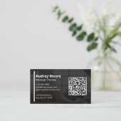 Massagetherapie Visitenkarte (Stehend Vorderseite)