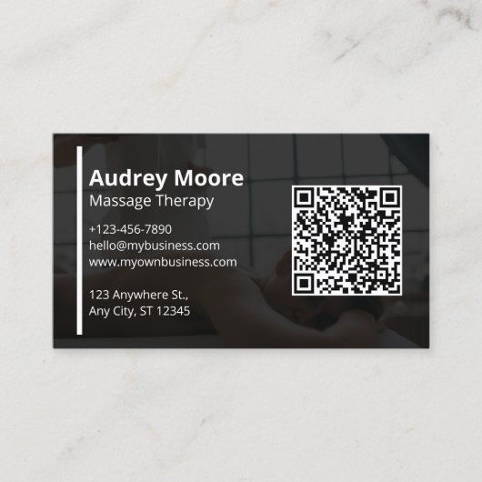 Massagetherapie Visitenkarte (Vorderseite)