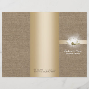 Massagetherapie Yoga Glows Lotus Buralp Tri-Falten
