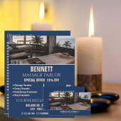 Massagetische, Massagetherapeut Visitenkarte