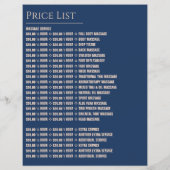 Massagetische, Massagetherapie, Massageraum Flyer (Hinten)