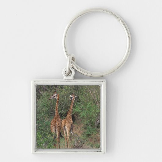 Massai Giraffe 3 Schlüsselanhänger (Vorne)