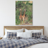 Massai Giraffe 4 Leinwanddruck (Insitu (Schlafzimmer))
