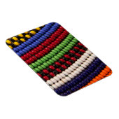 Massai Tribal Bead Pattern Magnet (Rechte Seite)