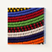 Massai Tribal Bead Pattern Notizblock (Rückseite)