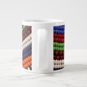 Massai Tribal Beat Pattern Jumbo-Tasse (Rückseite)