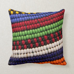 Massai Tribal Beat Pattern Kissen