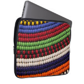 Massai Tribal Beat Pattern Laptopschutzhülle (Vorne Rechts)
