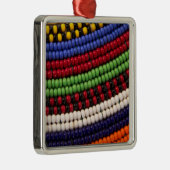 Massai Tribal Beat Pattern Ornament Aus Metall (Rechts)