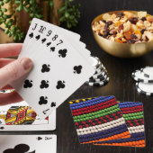 Massai Tribal Beat Pattern Spielkarten (In Situ)