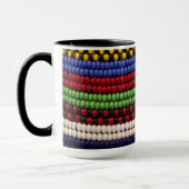 Massai Tribal Beat Pattern Tasse (Links)