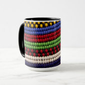 Massai Tribal Beat Pattern Tasse (Vorderseite Links)