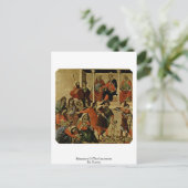 Massaker an Unschuldigen durch Duccio Postkarte (Stehend Vorderseite)