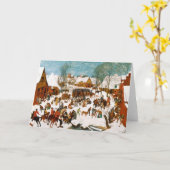 Massaker der Unschuldige durch Pieter Bruegel Karte (Gelbe Blume)