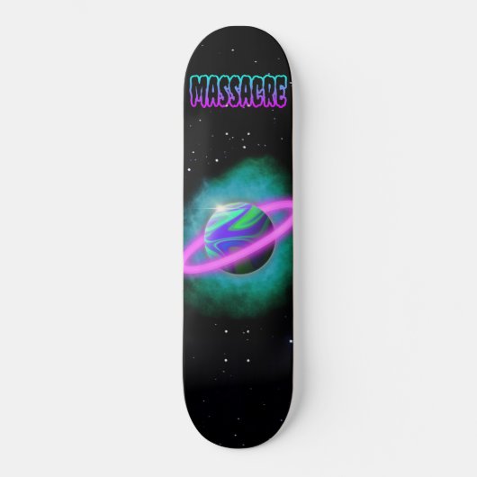 Massaker: Planet Slime Skateboard Deck (Vorderseite)