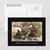 Massaker von Conococheague Postkarte (Vorne/Hinten)