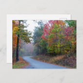 Massanutten Landschaftlich Drive im Herbst, Virgin Postkarte (Vorne/Hinten)