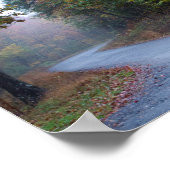 Massanutten Mountain Drive in Herbst, Virginia Poster (Ecke)