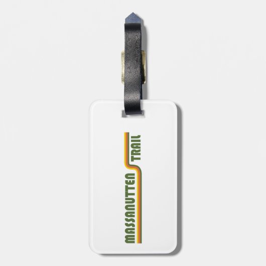 Massanutten Trail Virginia Gepäckanhänger (Rückseite vertikal)