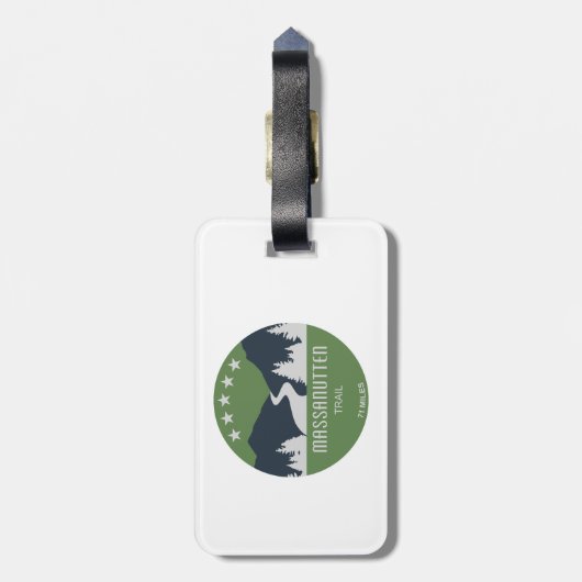 Massanutten Trail Virginia Gepäckanhänger (Rückseite vertikal)