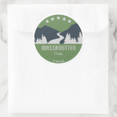 Massanutten Trail Virginia Runder Aufkleber (Tasche)