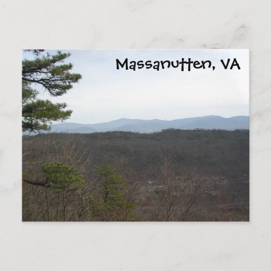 Massanutten VA, Postkarte (Vorderseite)