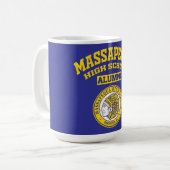 Massapequa High School NY Alumni-Tasse Kaffeetasse (Vorderseite Links)