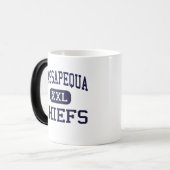 Massapequa - Leiter - hoch - Massapequa New York Verwandlungstasse (Vorderseite Links)