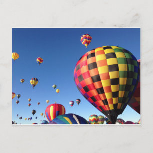 Massascension Balloons Postkarte