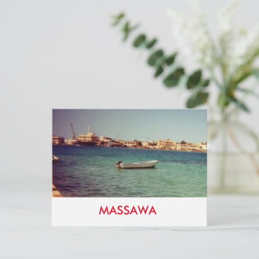 MASSAWA POSTKARTE (Stehend Vorderseite)