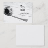 Maßband Visitenkarte (Vorne/Hinten)