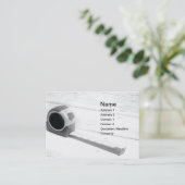 Maßband Visitenkarte (Stehend Vorderseite)