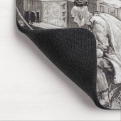 Masse an Bord eines Tee-Schiffs im London brechend Mousepad (Ecke)