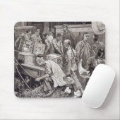 Masse an Bord eines Tee-Schiffs im London brechend Mousepad (Mit Mouse)
