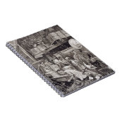 Masse an Bord eines Tee-Schiffs im London brechend Notizblock (Rechte Seite)